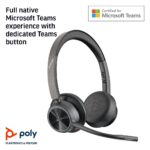 HP Poly Voyager 4320 USB-A Headset + BT700 Dongle Microsoft Teams Certified