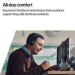 HP Poly Voyager Focus 2 USB-C Headset + USB-C/A Adapter