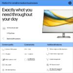 HP Series 5 23.8" FHD Monitor - 524da