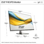 HP Series 5 23.8" FHD Monitor - 524da