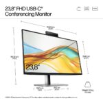 HP Series 5 Pro 23.8" FHD USB-C Conferencing Monitor - 524pm