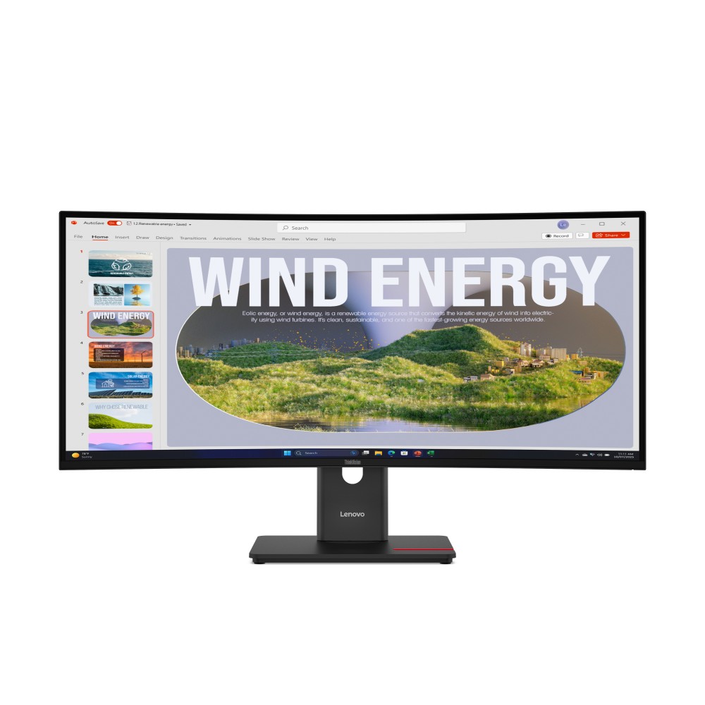 Lenovo ThinkVision T34WD-40 34" WUHD Monitor