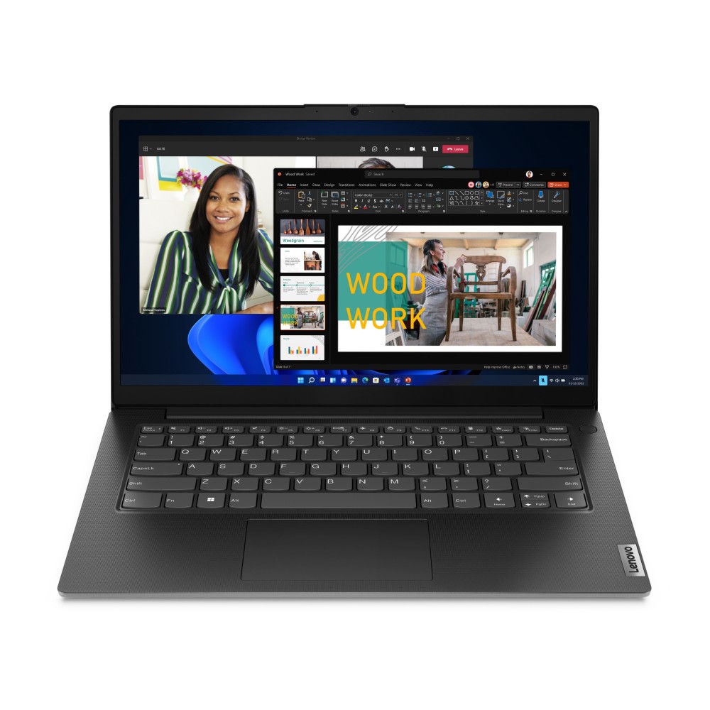 Lenovo V14 G4 AMD Ryzen 5 7520U 14" FHD 8GB 256GB SSD Wi-Fi 6 Win 11 Pro UK Black