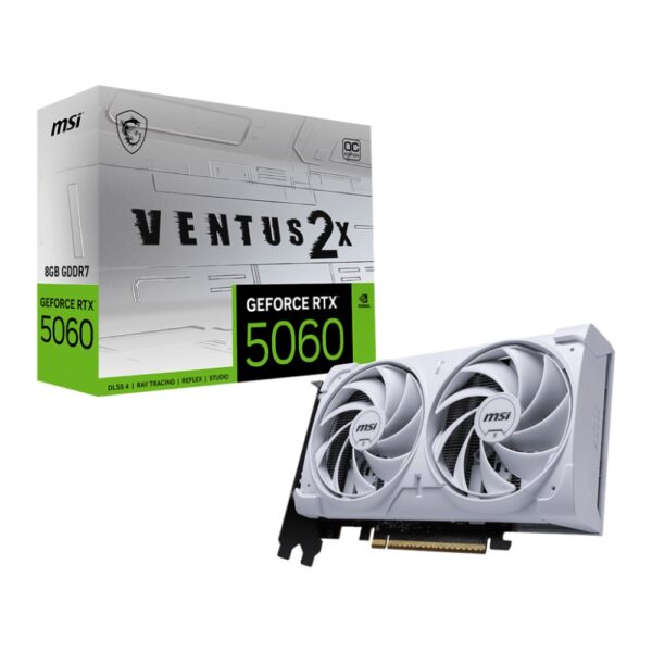 MSI GeForce RTX 5060 VENTUS 2X OC WHITE 8GB GDDR7