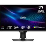 MSI MAG 274QPF X30MV 27" 2560x1440 WQHD 180Hz Monitor Black