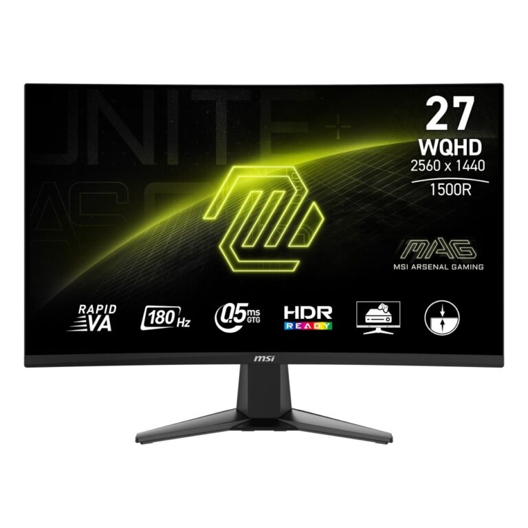 MSI MAG 27CQ6F 27" Quad HD 2560x1440 Curved Monitor