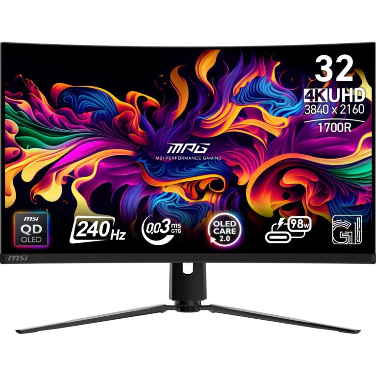 MSI MPG 321CURX 31.5" 4K QD-OLED Monitor