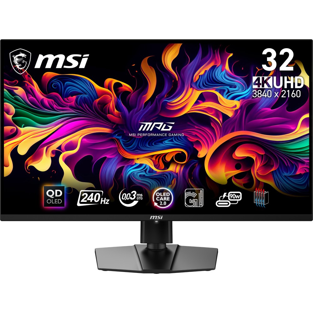 MSI MPG 321URX QD-OLED 31.5" 4K Ultra HD Monitor