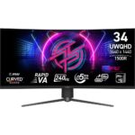 MSI MPG 346CQRF X24 34" 3440x1440 UltraWide QHD Monitor