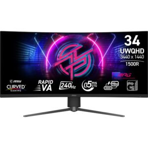 MSI MPG 346CQRF X24 34" 3440x1440 UltraWide QHD Monitor
