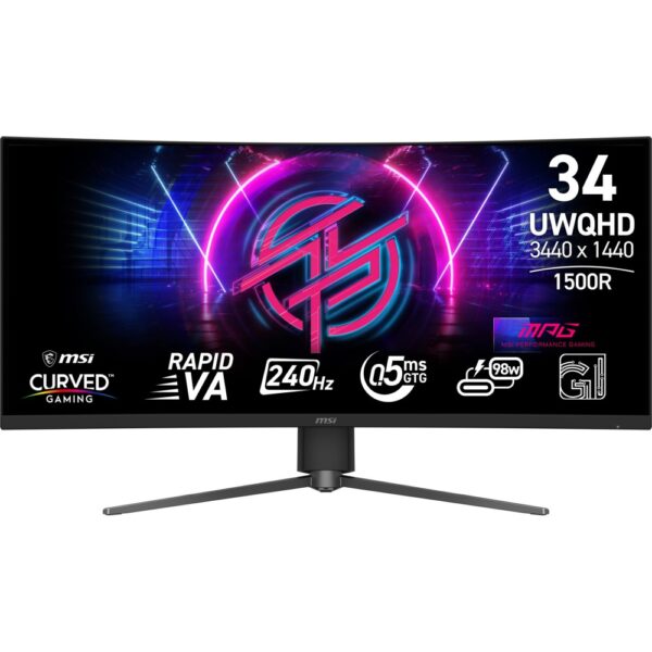 MSI MPG 346CQRF X24 34" 3440x1440 UltraWide QHD Monitor