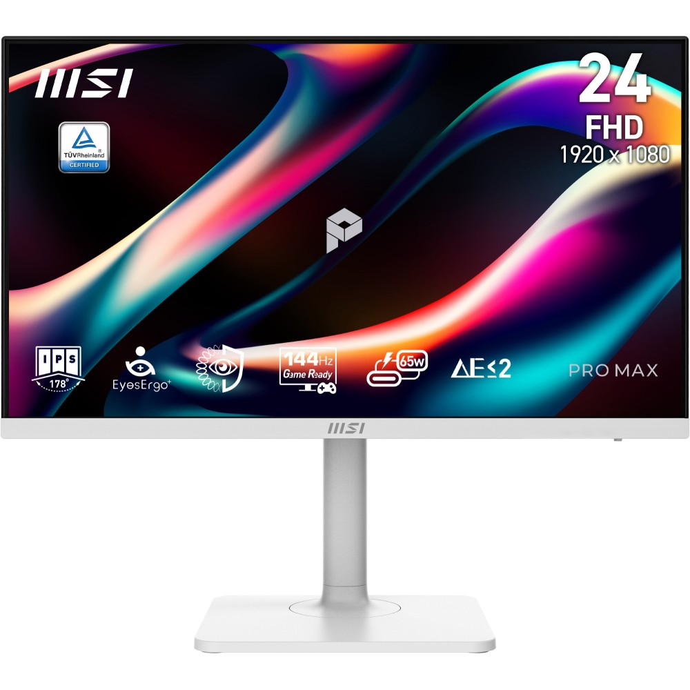 MSI PRO 241PHW 23.8" Full HD White Monitor