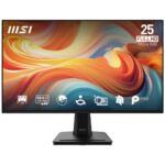 MSI Pro MP251 E14L 24.5" Full HD Monitor Black