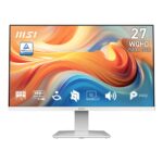 MSI Pro MP273QW-E14 27" WQHD (2560x1440) White Monitor