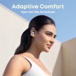 Soundcore Aeroclip True Wireless Open-ear Headset Bluetooth Champagne White