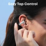 Soundcore Aeroclip True Wireless Open-ear Headset Bluetooth Champagne White