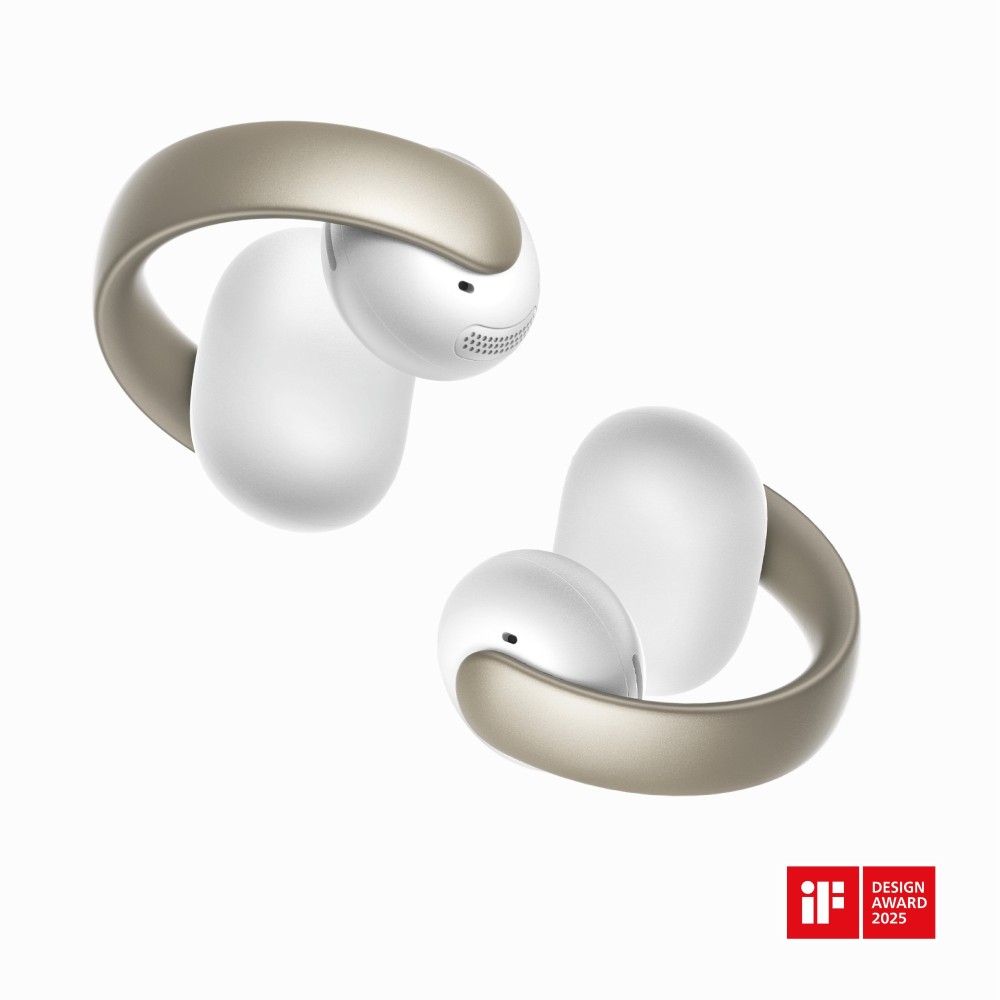 Soundcore Aeroclip True Wireless Open-ear Headset Bluetooth Champagne White Soundcore Aeroclip True Wireless Open-ear Headset Bluetooth Champagne White