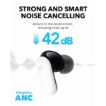 Soundcore R60i Wireless Noise Cancelling Earbuds - White
