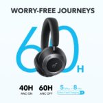 Soundcore Space One Pro Wireless Headband Bluetooth Headset Black