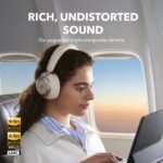 Soundcore Space One Pro Wireless Headband Bluetooth Headset White