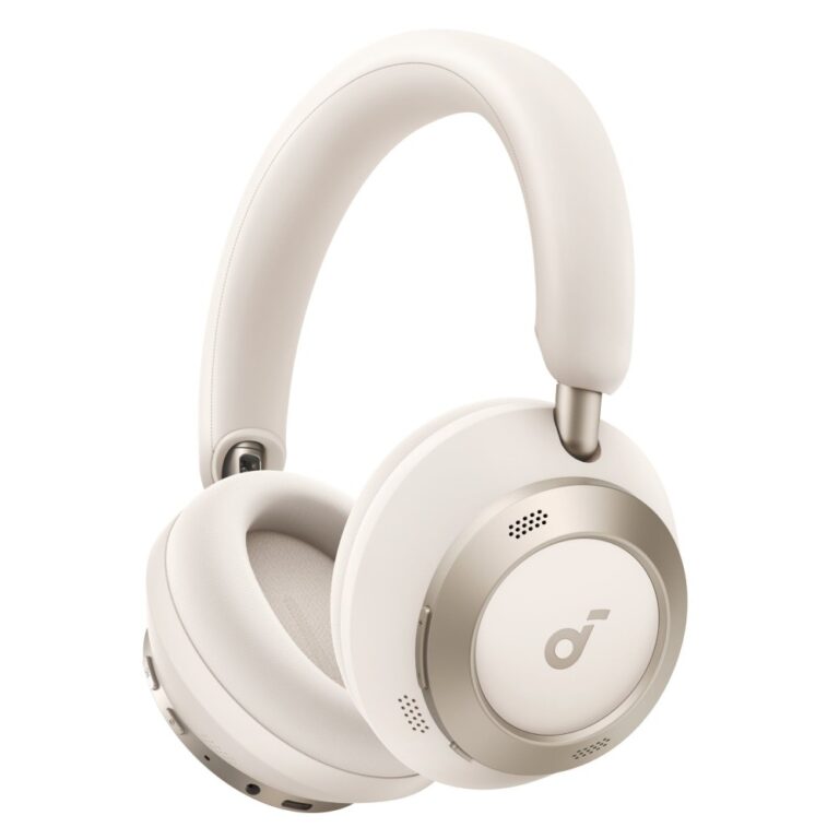 Soundcore Space One Pro Wireless Headband Bluetooth Headset White