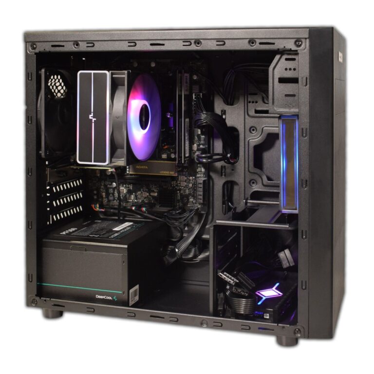 TARGET RGB Micro Tower PC - Ryzen 3 4300G, 16GB DDR4, 1TB NVMe M.2, WiFi 6