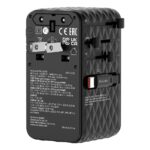 Verbatim Charge 'n' Travel 70W 2C Black Universal Travel Adapter