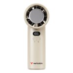 Verbatim Cool'n'Go IceTouch Handheld Fan - White/Silver