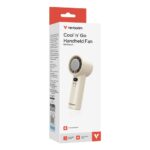 Verbatim Cool'n'Go IceTouch Handheld Fan - White/Silver