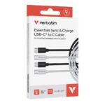 Verbatim Essentials Sync & Charge USB-C to C Cable