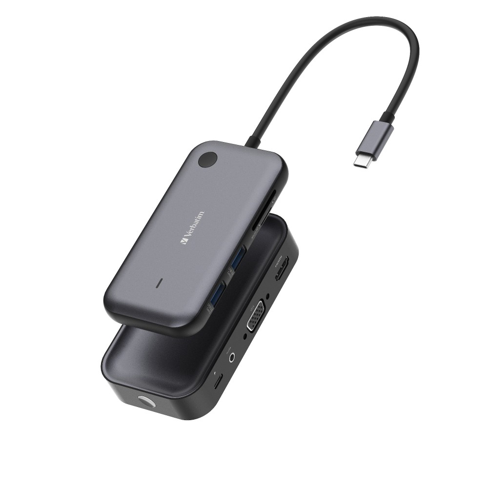 Verbatim Share My Screen WDA-01 1080p USB-C Hub Wireless Display Adapter