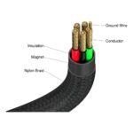 Verbatim Sync & Charge Magnetic Cable 60W USB-C 120cm Black