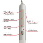 Verbatim TruSound ANC Neckband Earbuds, Grey
