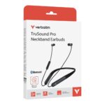Verbatim TruSound Pro Neckband Earbuds, Black