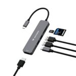Verbatim USB-C Essentials 6-Port Hub - HDMI, USB-C PD, USB-A 3.2, SD/microSD