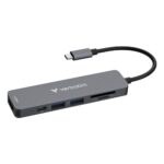 Verbatim USB-C Essentials 6-Port Hub - HDMI, USB-C PD, USB-A 3.2, SD/microSD