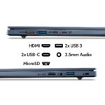 Acer Aspire 14 AI Laptop, 14" WUXGA 120Hz IPS, Snapdragon X1-26-100, 16GB RAM, 1TB NVMe SSD, Windows 11, Blue