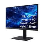 Acer B7 Vero B227Q E3 21.5" Full HD IPS FreeSync 100Hz 4ms LED Monitor, Black