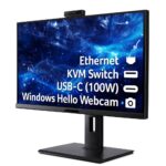 Acer B8 Vero B278UE 27" Quad HD IPS 100Hz 4ms Monitor with 5MP Webcam & USB Hub, Black