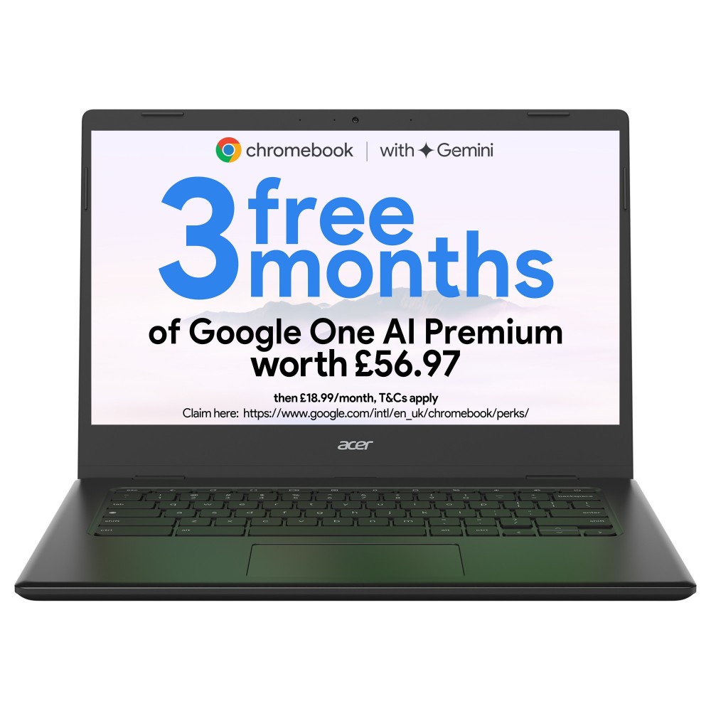 Acer Chromebook 314 14" Full HD Intel Celeron 4GB RAM 64GB eMMC Black Chrome OS