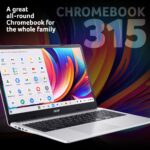 Acer Chromebook 315 CB315-4HT 15.6" Full HD IPS Touchscreen Intel Celeron N4500 8GB RAM 128GB eMMC Chrome OS Silver