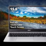Acer Chromebook 315 CB315-4HT 15.6" Full HD IPS Touchscreen Intel Celeron N4500 8GB RAM 128GB eMMC Chrome OS Silver