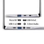 Acer Chromebook 315 CB315-4HT 15.6" Full HD IPS Touchscreen Intel Celeron N4500 8GB RAM 128GB eMMC Chrome OS Silver