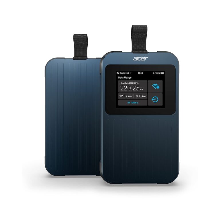 Acer Connect Enduro M3 Mobile Wi-Fi 5G Router 20GB International Data Blue