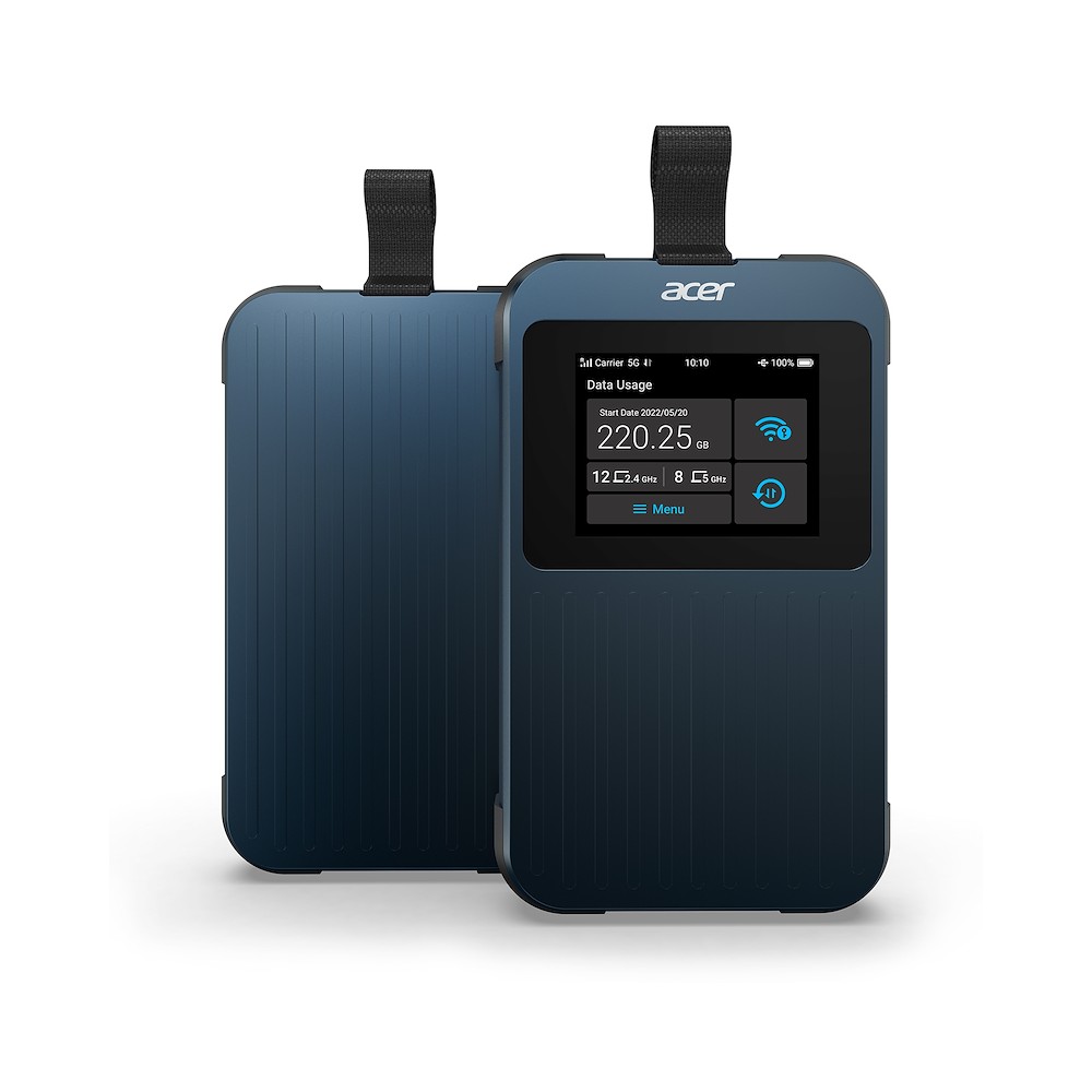 Acer Connect Enduro M3 Mobile Wi-Fi 5G Router 20GB International Data Blue Acer Connect Enduro M3 Mobile Wi-Fi 5G Router 20GB International Data Blue