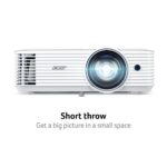 Acer H6518STi Short Throw Projector 1080p 3500 Lumens 3D Wi-Fi White