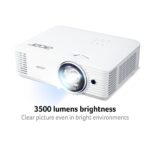 Acer H6518STi Short Throw Projector 1080p 3500 Lumens 3D Wi-Fi White