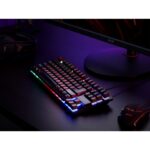 Acer Nitro NKW120 Tenkeyless Wired Gaming Keyboard, Mechanical Key Switch, UK English, 3-Zone RGB LED Backlight, Black