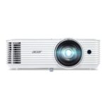 Acer S1286HN XGA DLP Projector, 3500 ANSI Lumens, 20000:1 Contrast, 0.4-3.8m Projection, White
