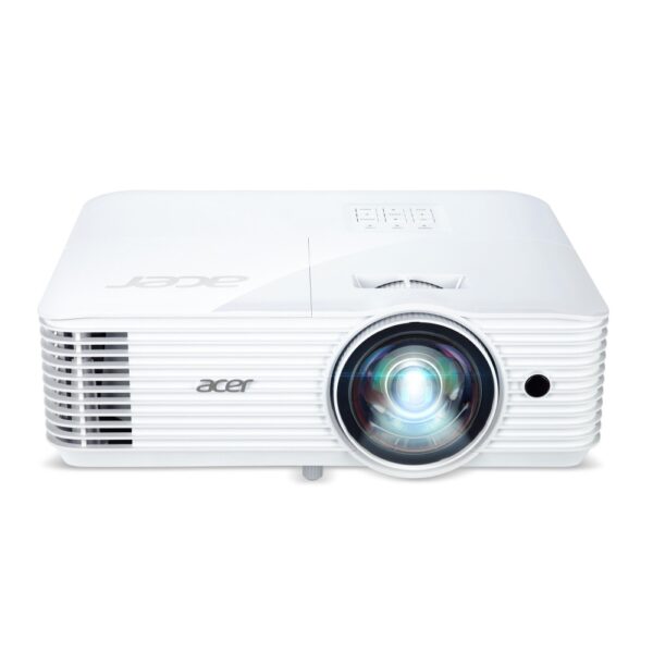 Acer S1286HN XGA DLP Projector, 3500 ANSI Lumens, 20000:1 Contrast, 0.4-3.8m Projection, White